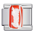 Charm lata de refresco roja esmaltada