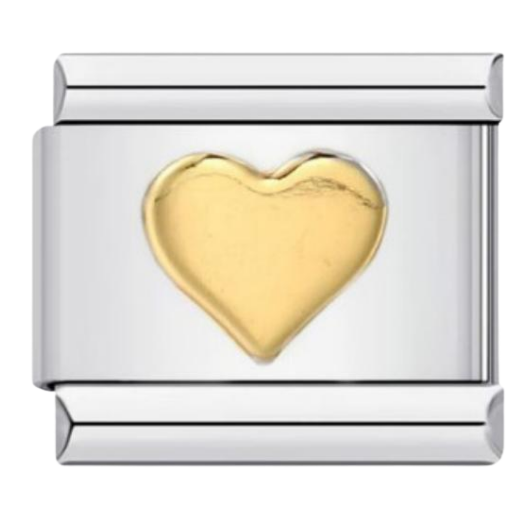 Charm Corazón Dorado