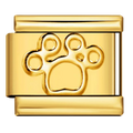 Charm Dorado Huella