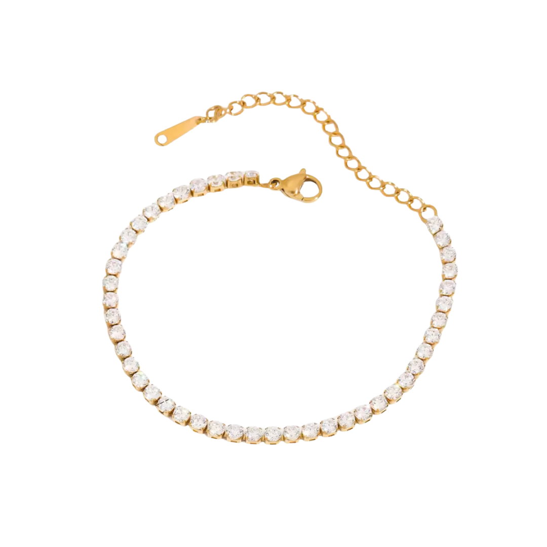 Brazalete tenis zirconia