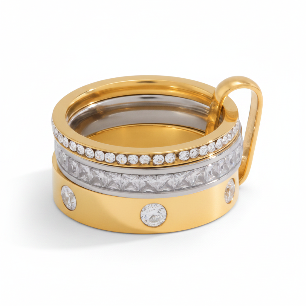 Éternité Triple Band Set