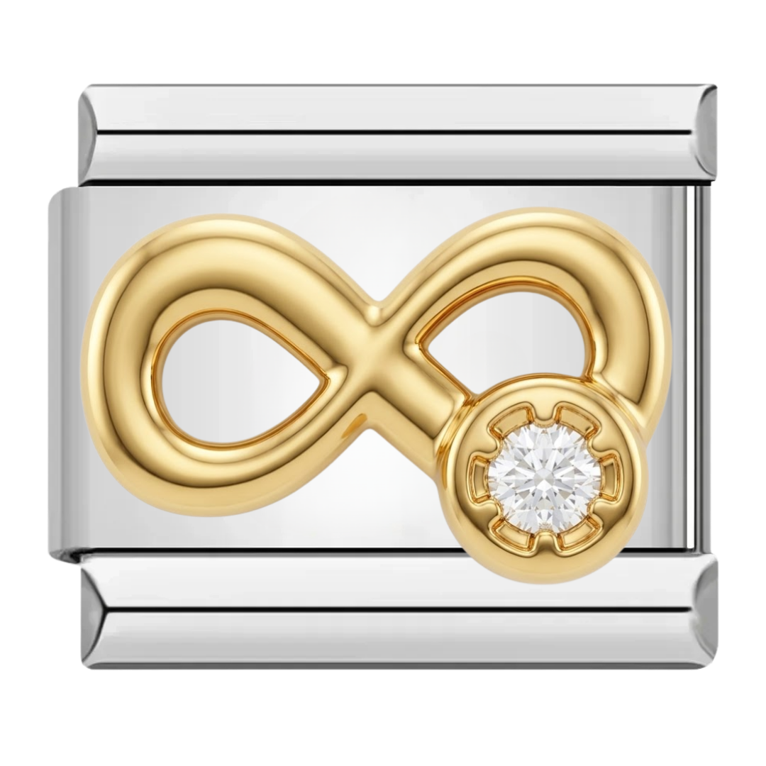 Charm Infinito con Cristal