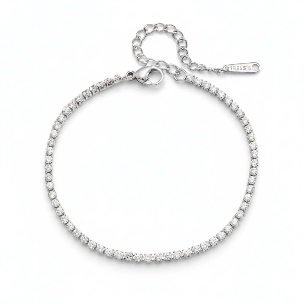 Brazalete tenis zirconia