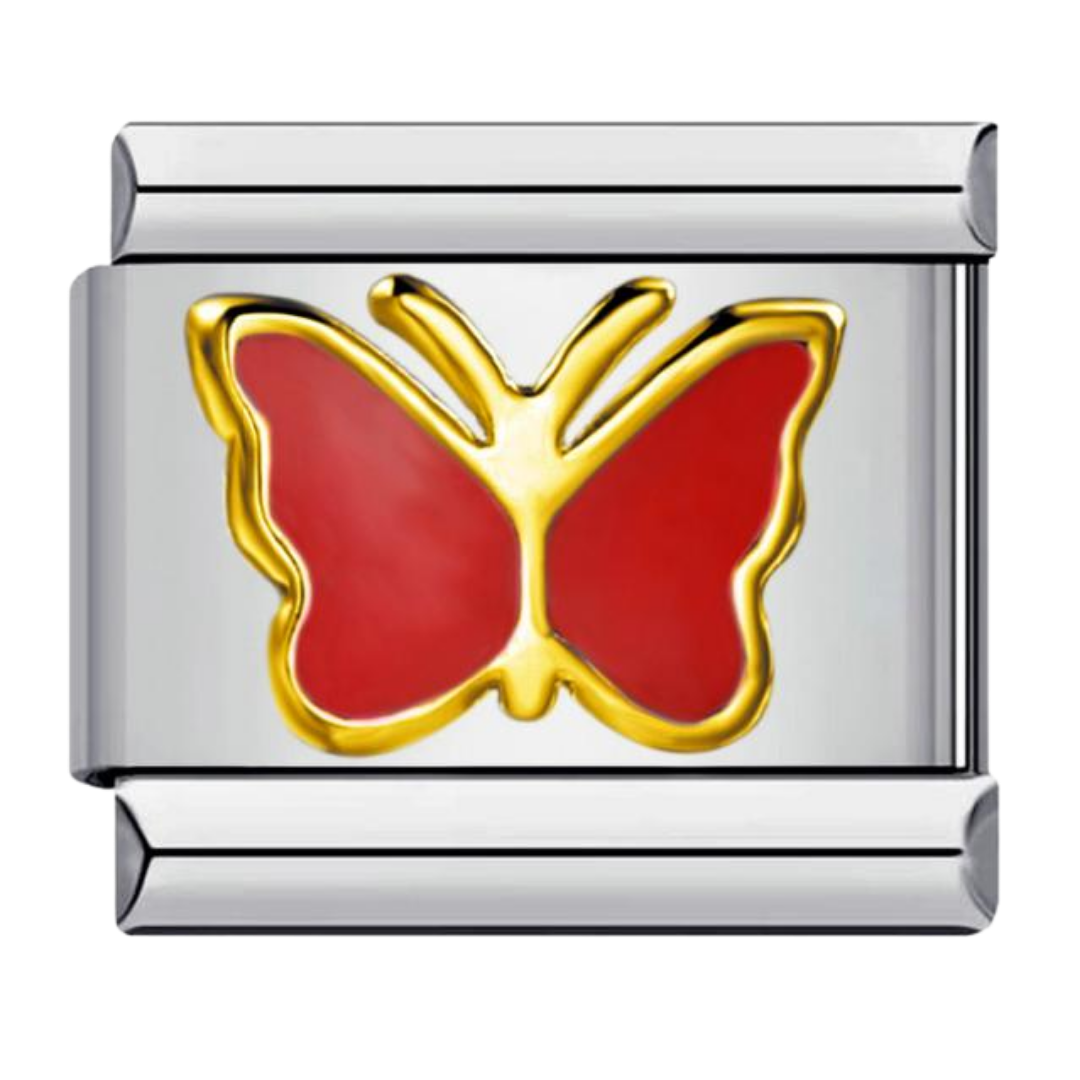 Charm Mariposa Roja
