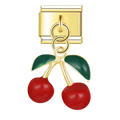 Charm Dorado Cerezas