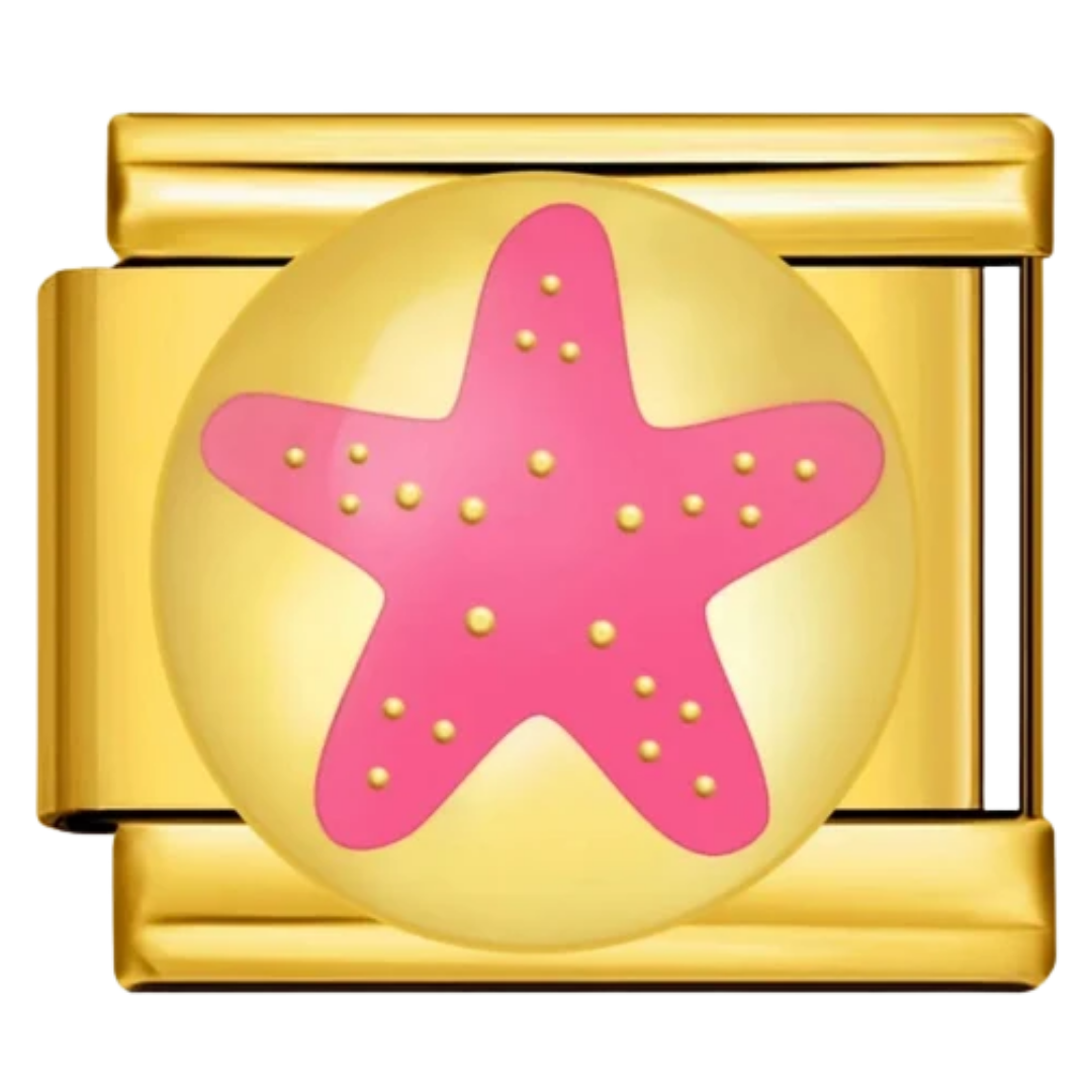 Charm Estrella de Mar Rosa