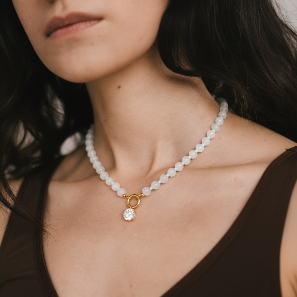 Collar Alba Cristalina