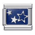 Charm Tres Estrellas Azul