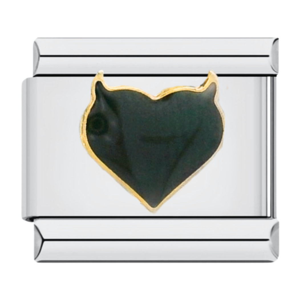 Charm Corazón Negro