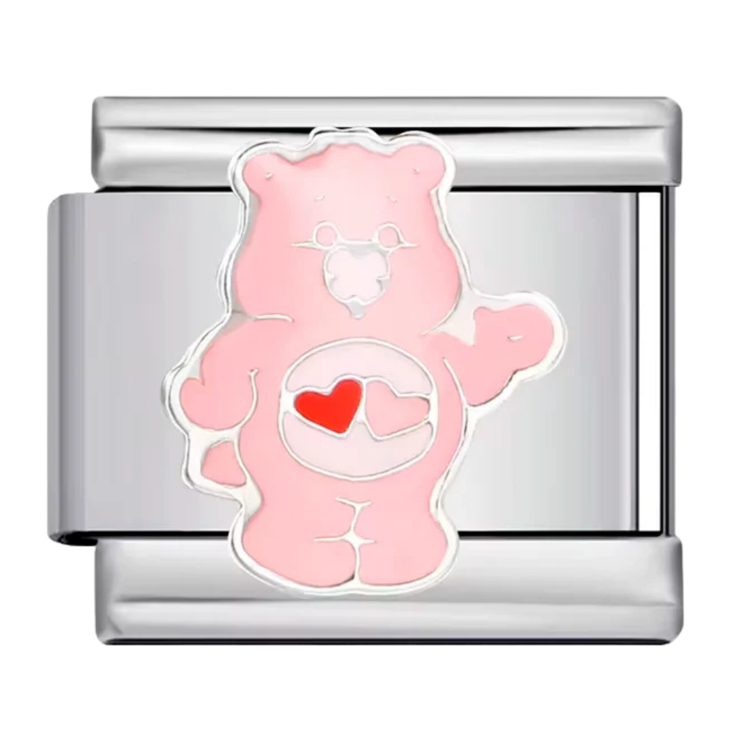 Charm Osito cariñocito Rosa