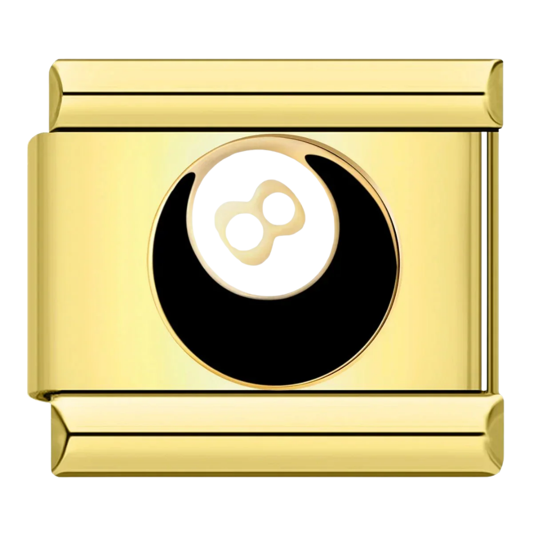 Charm Dorado Bola 8