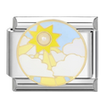 Charm Liso Sol y Nubes