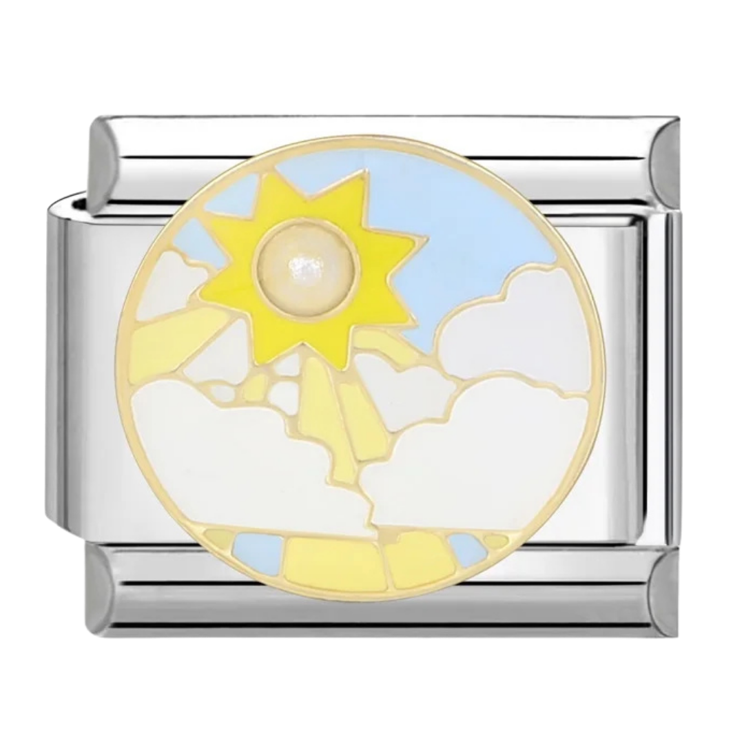 Charm Liso Sol y Nubes