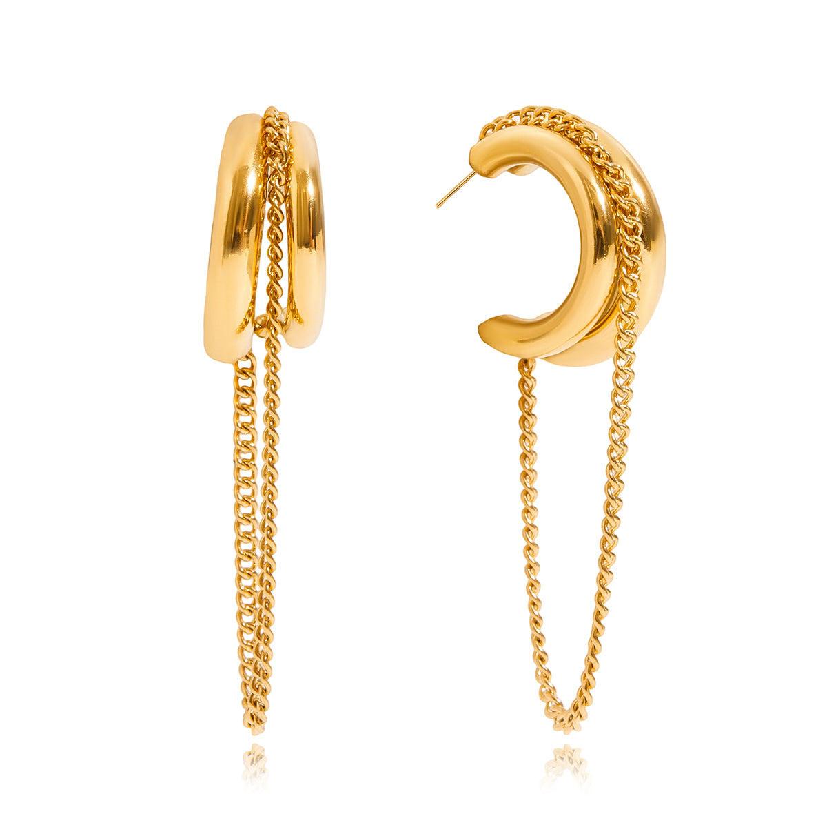 Aretes Detalle Colgante