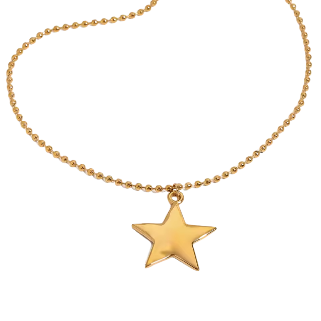 Collar Bola con Dije Estrella