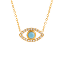 Collar Ojo Turco con Zirconia