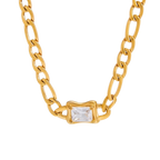 Collar Figaro con Cristal Baguette