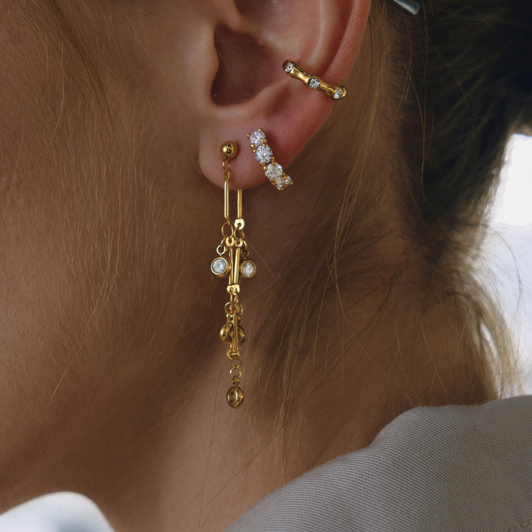 Aretes Lluvia de Cristal