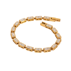 Brazalete rectangular zirconia
