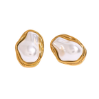 Aretes Perla Orgánica