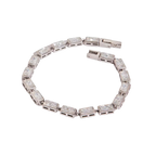 Brazalete rectangular zirconia