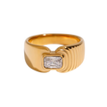 Anillo Sello Estriado