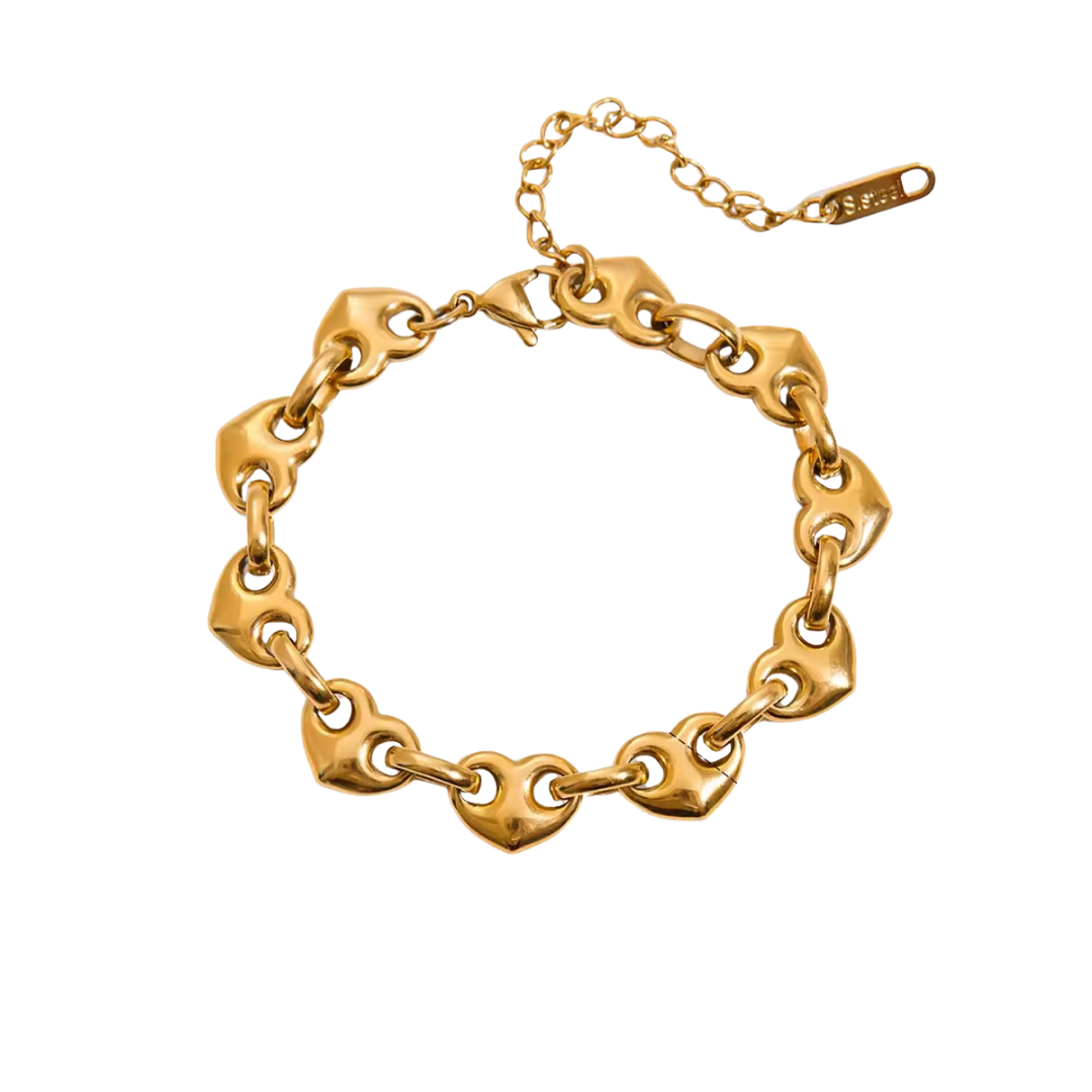 Brazalete corazones