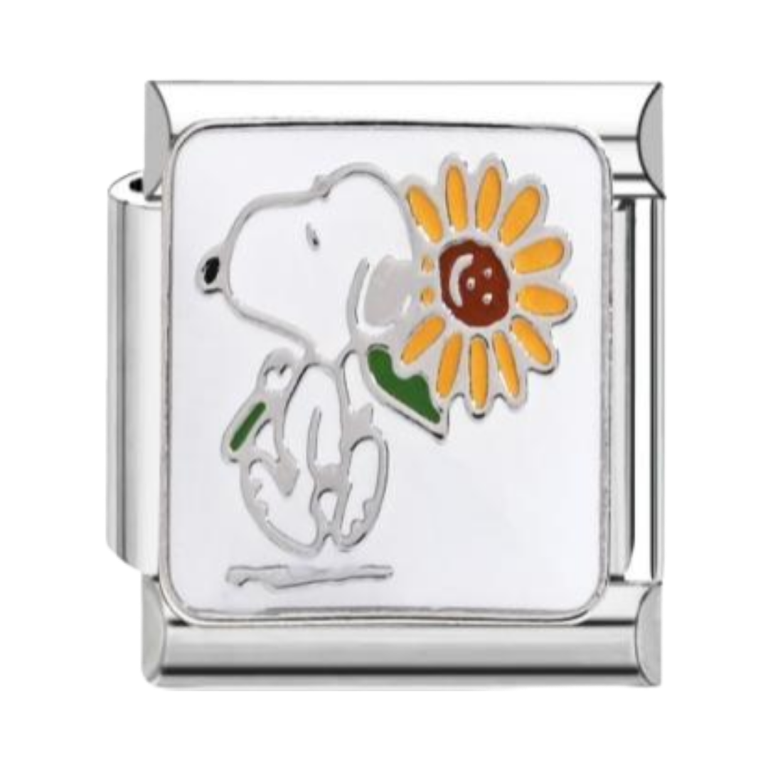 Charm Snoopy con Girasol