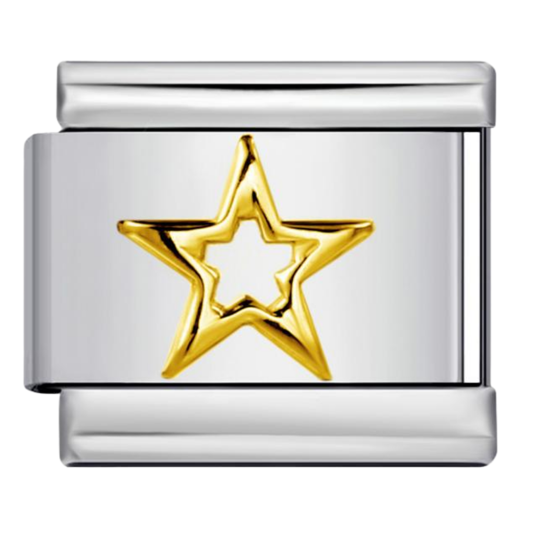 Charm Dorado Estrella