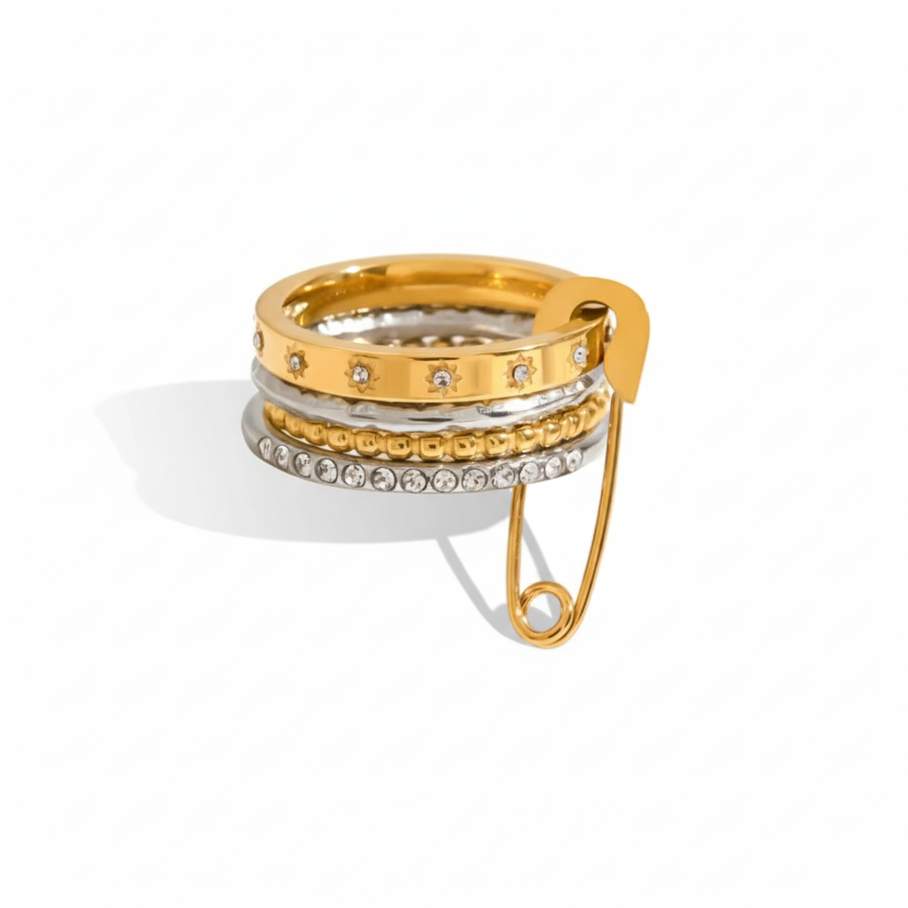Anillo triple bicolor Est. 2