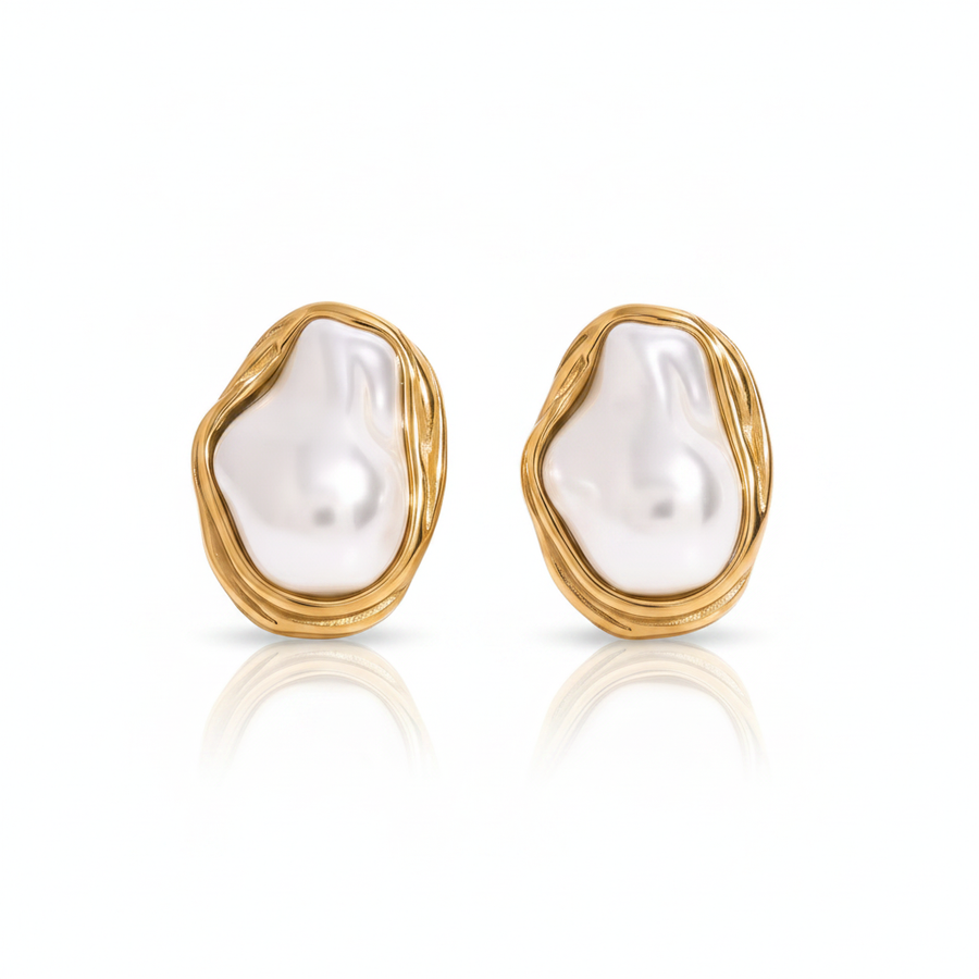 Aretes Perla Orgánica