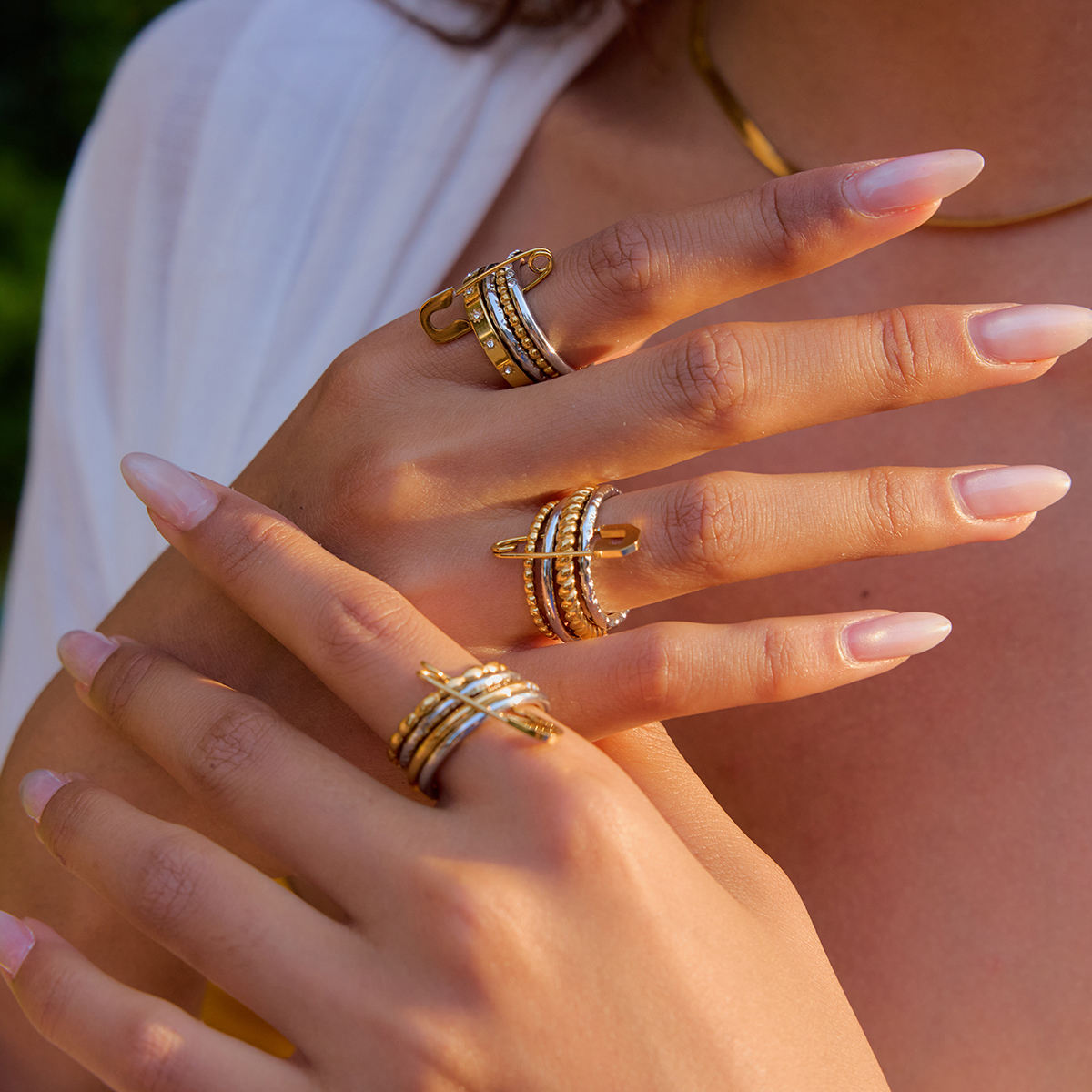 Anillo Clip Triple