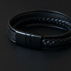 Pulsera Negra Trenzada