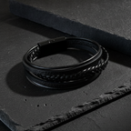 Pulsera Negra Trenzada