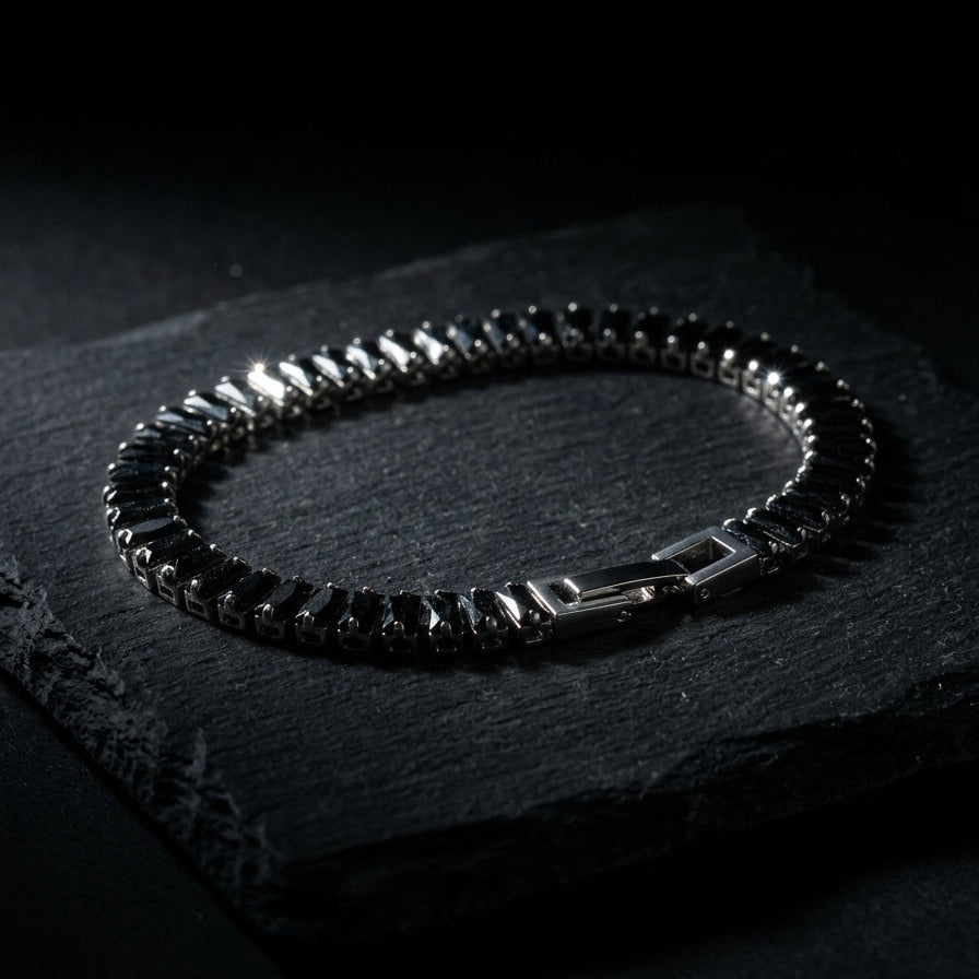 Pulsera Ónix Baguette