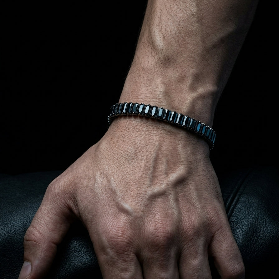 Pulsera Ónix Baguette