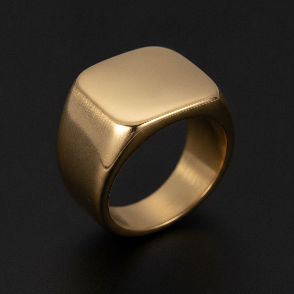 Anillo Sello Cuadrado