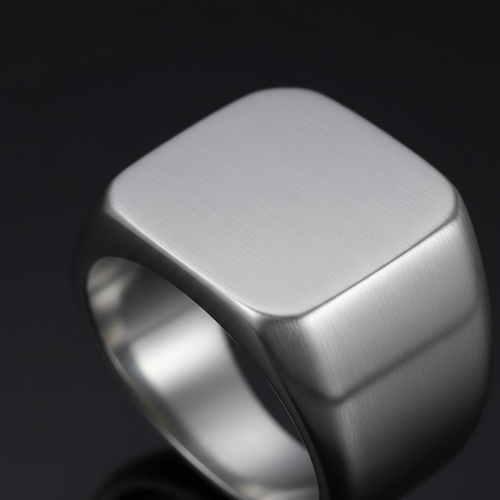 Anillo Sello Cuadrado