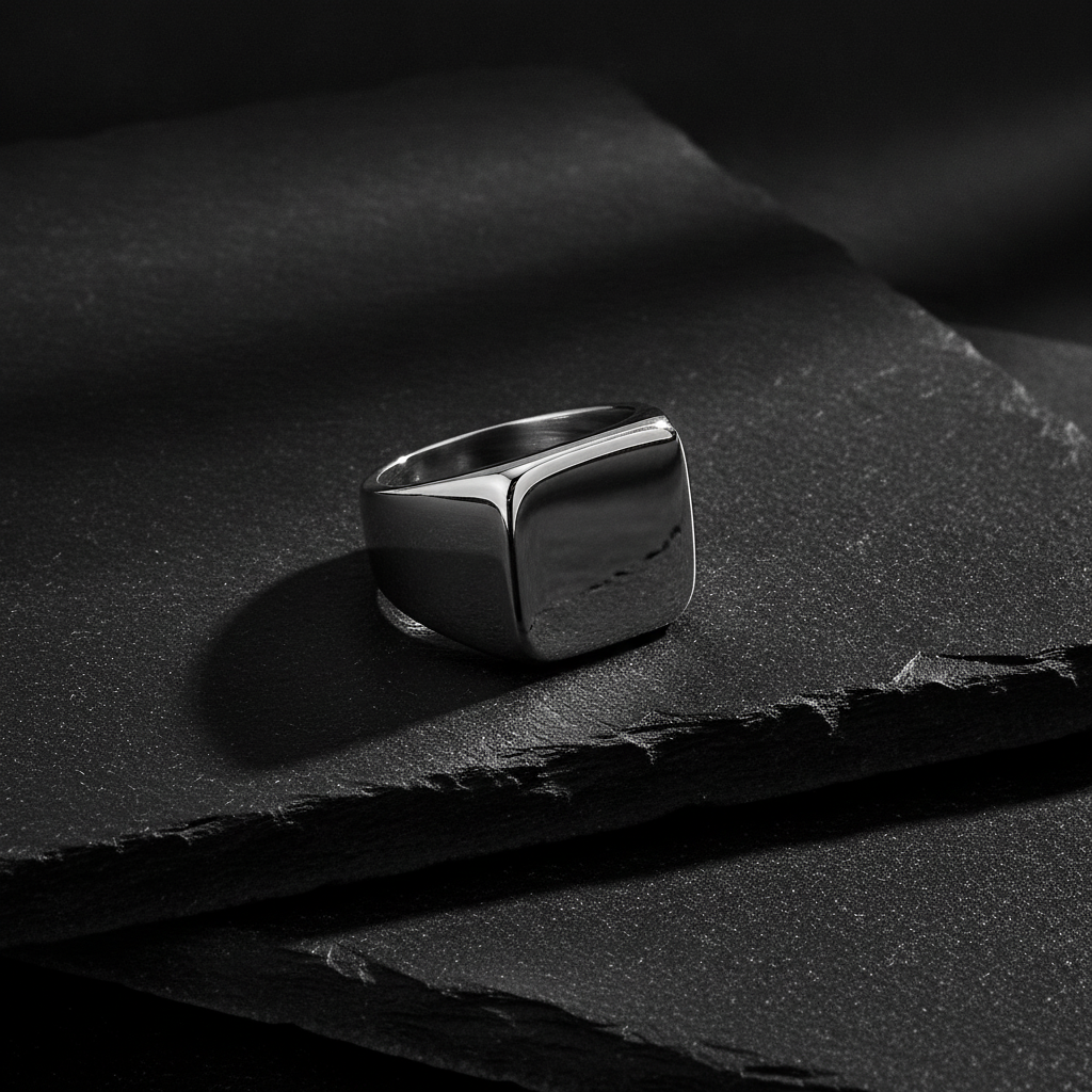 Anillo Sello Cuadrado