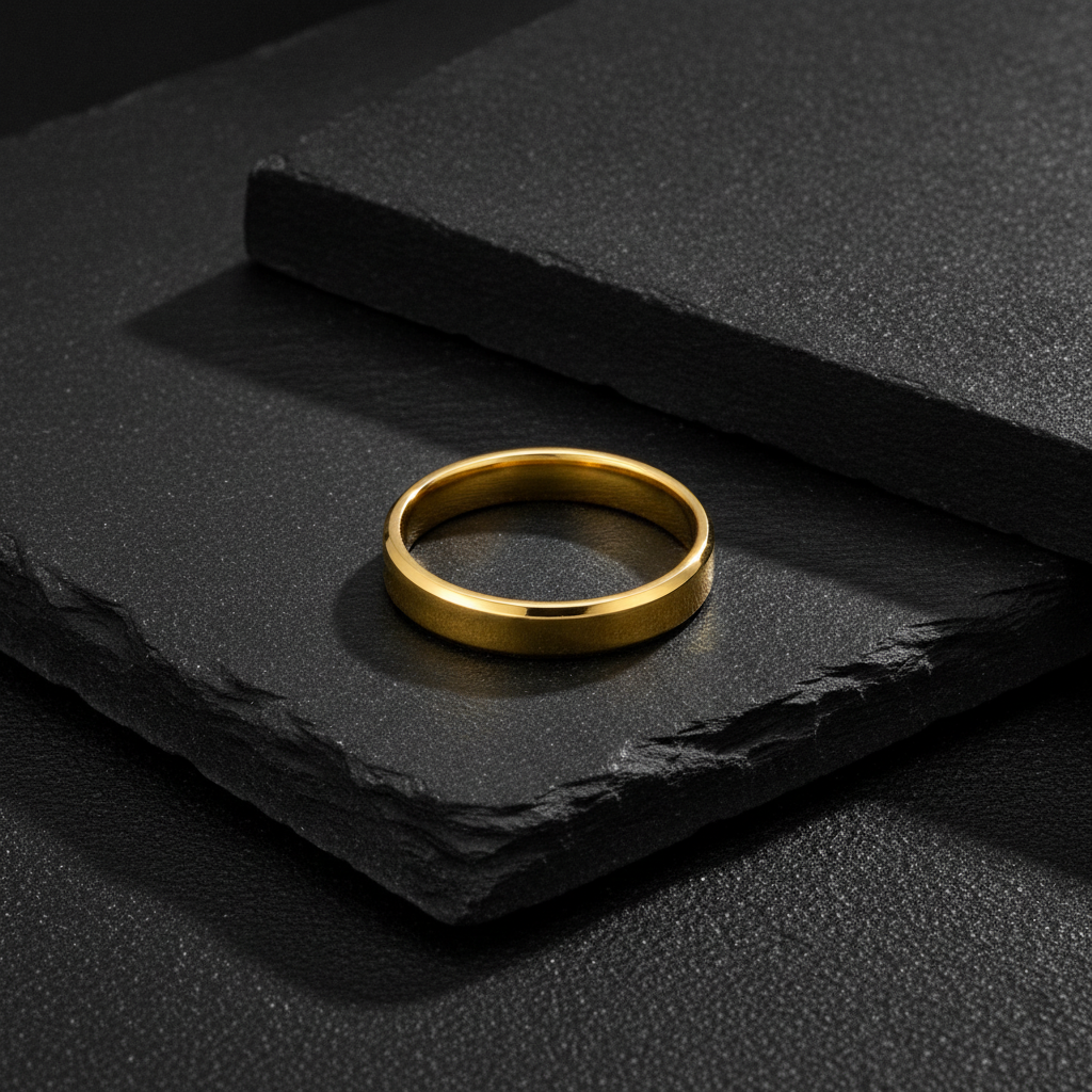 Anillo Banda Delgada Gold