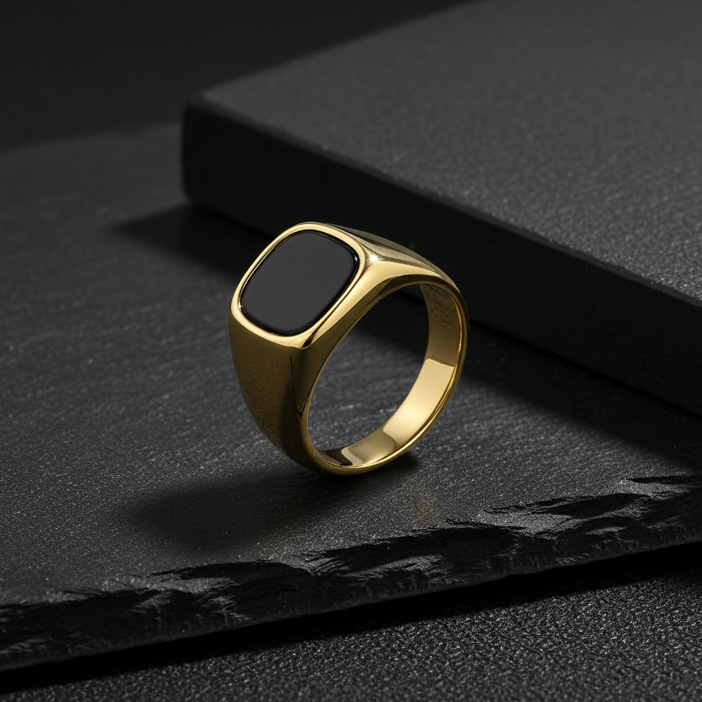 Anillo Sello Ónix