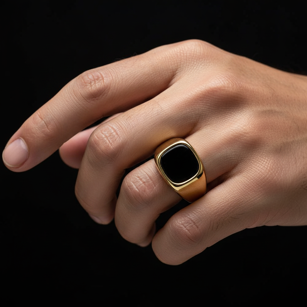Anillo Sello Ónix