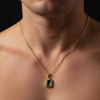 Collar Esmeralda Gold