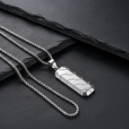 Collar Dije Geométrico Silver