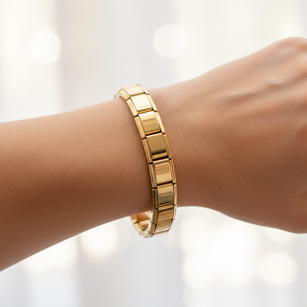 Pulsera Italiana Dorada