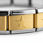 Brazalete Italiano Estrellas Doradas