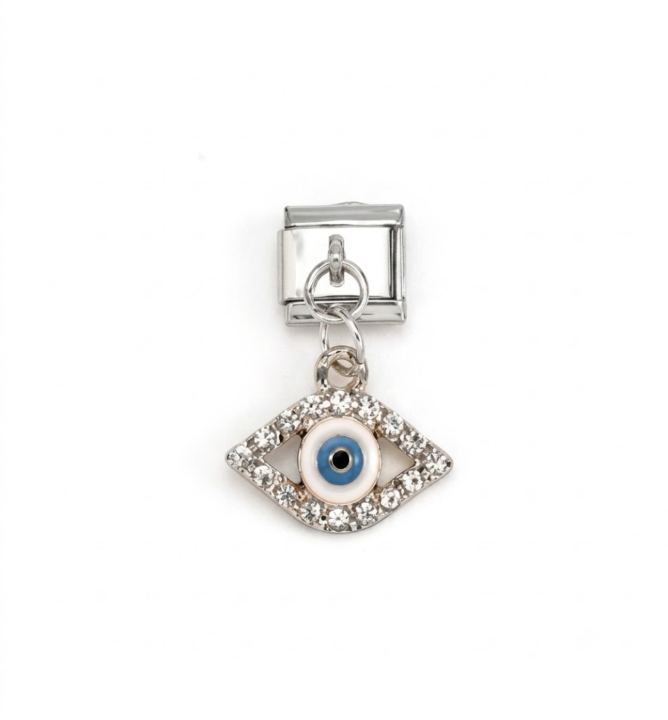 Charm Colgante Ojo Turco con Cristales