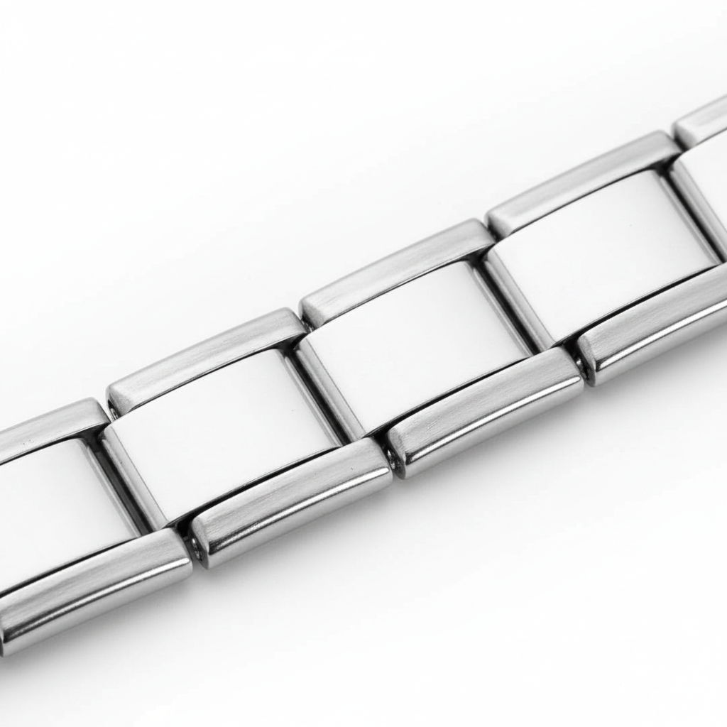 Brazalete Italiano Plateado